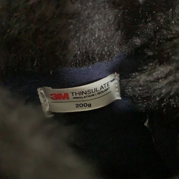 SPERRY Maritime black fur gray Leather Winter Boots - Picture 7 of 10